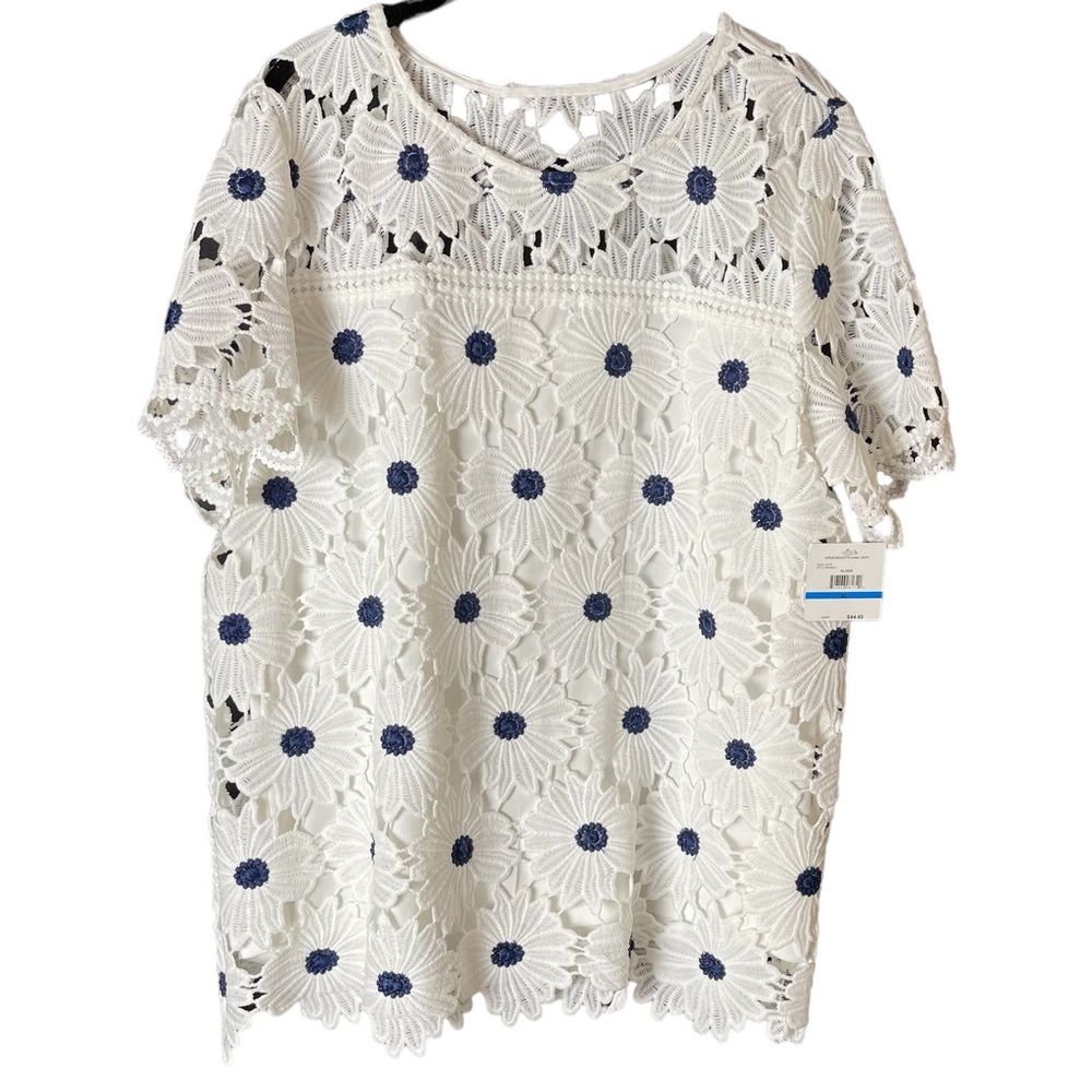 Brand New Rafaella Daisy Lace Top